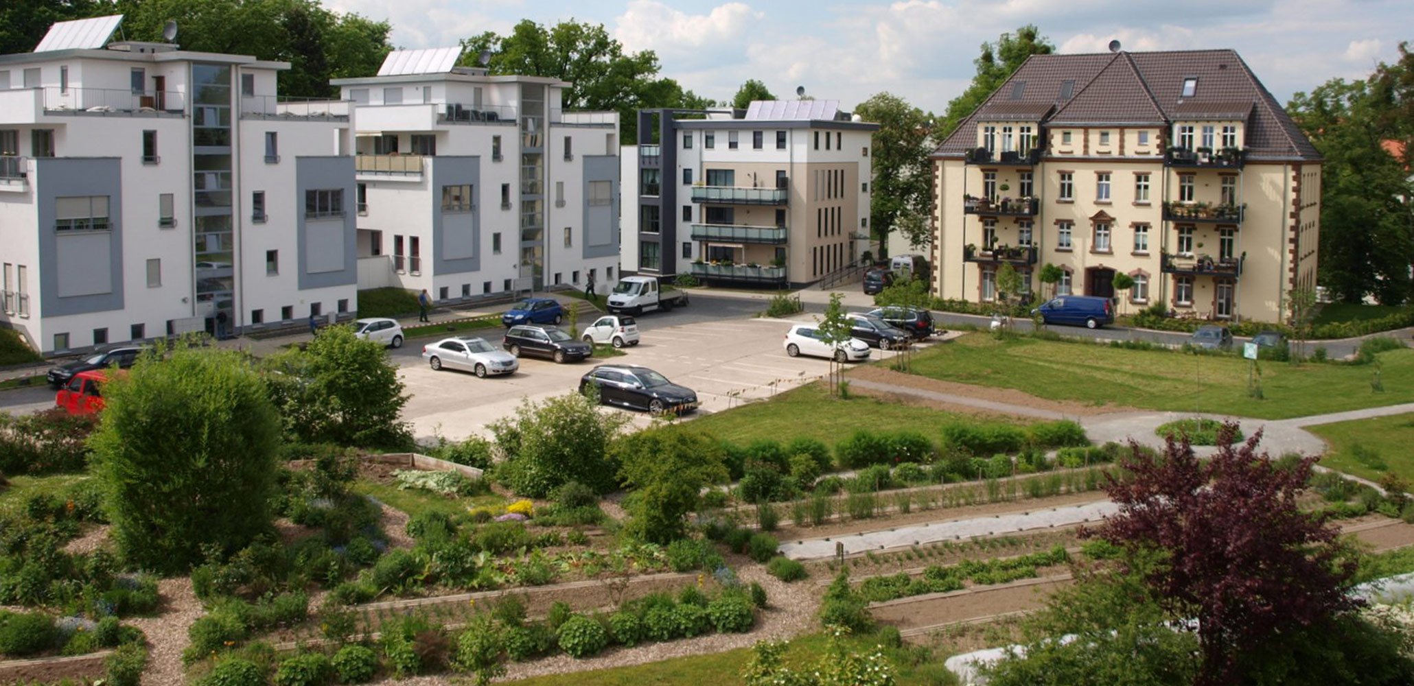 Werkhof Kassel Lernen Wohneinheiten verschiedene Häuser